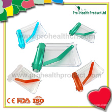Bandeja de contagem de comprimidos transparente com espátula